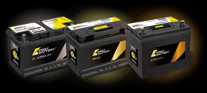 First Battery Platinum, Gold and Bronze range